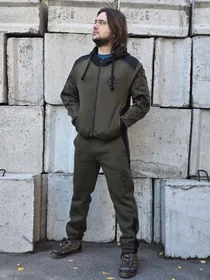 Прикольные футболки: Теплий футерний костюм Руны слави